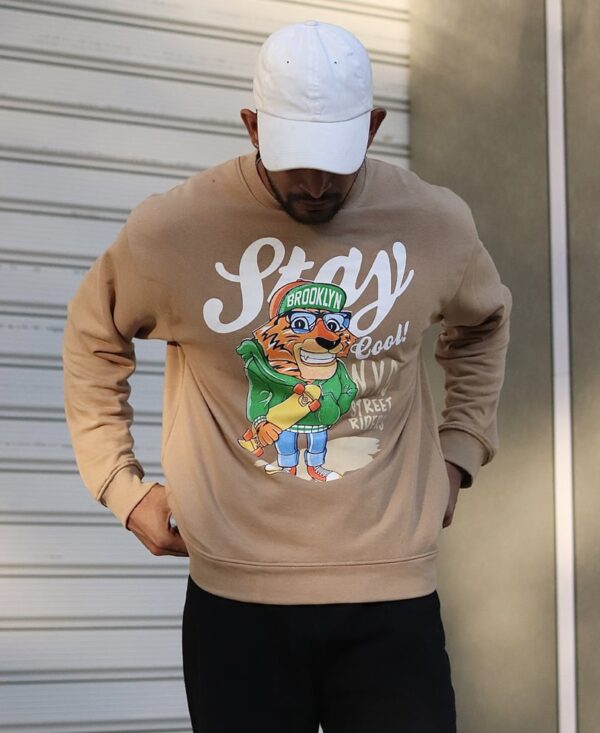 Camel Stay Cool Oversize Drop Shoulder T Shirt For Men